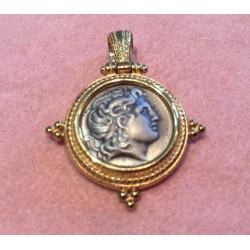 14k gold Alexander the great